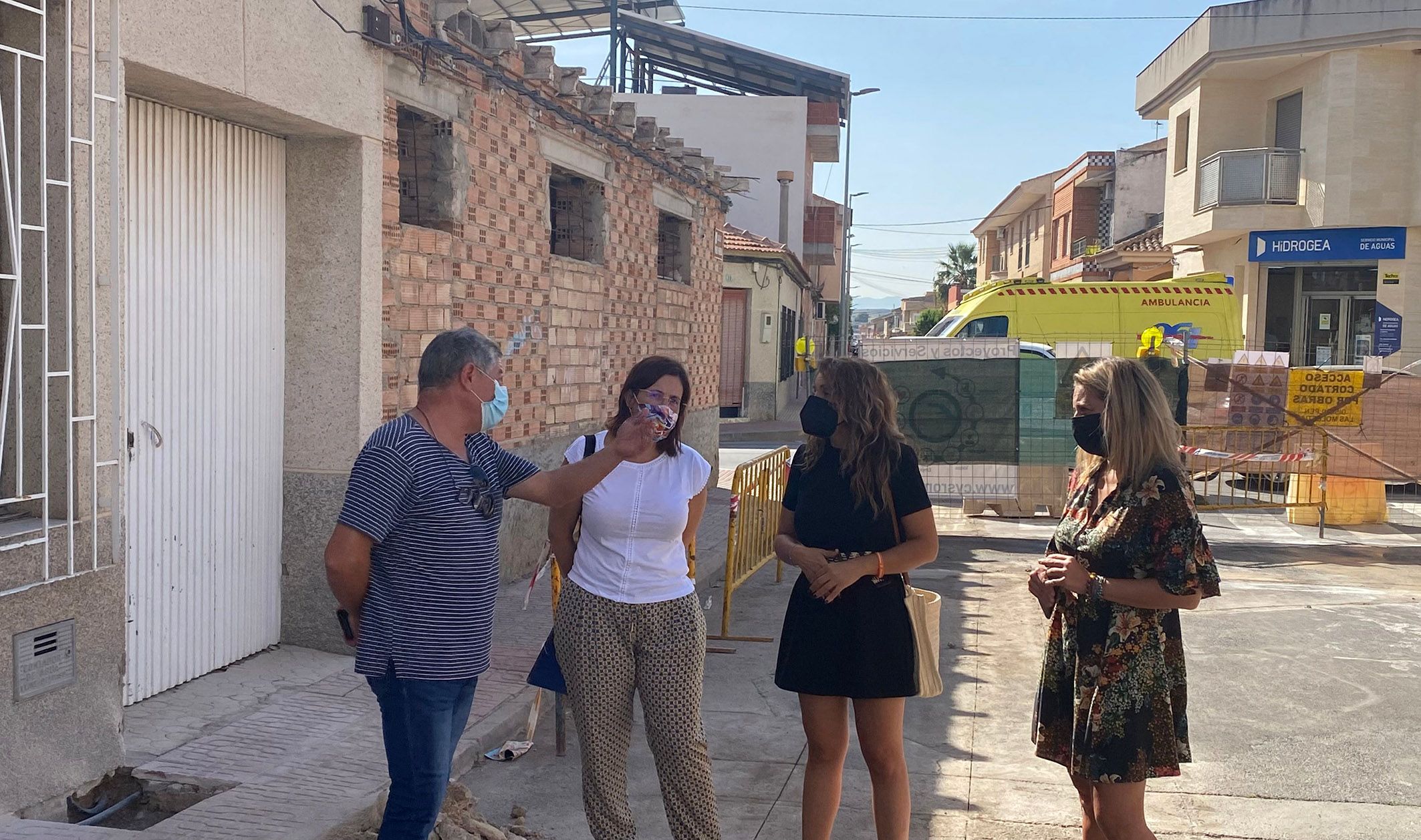 Comienzan las obras de renovación de las infraestructuras urbanas de la calle Pablo Neruda