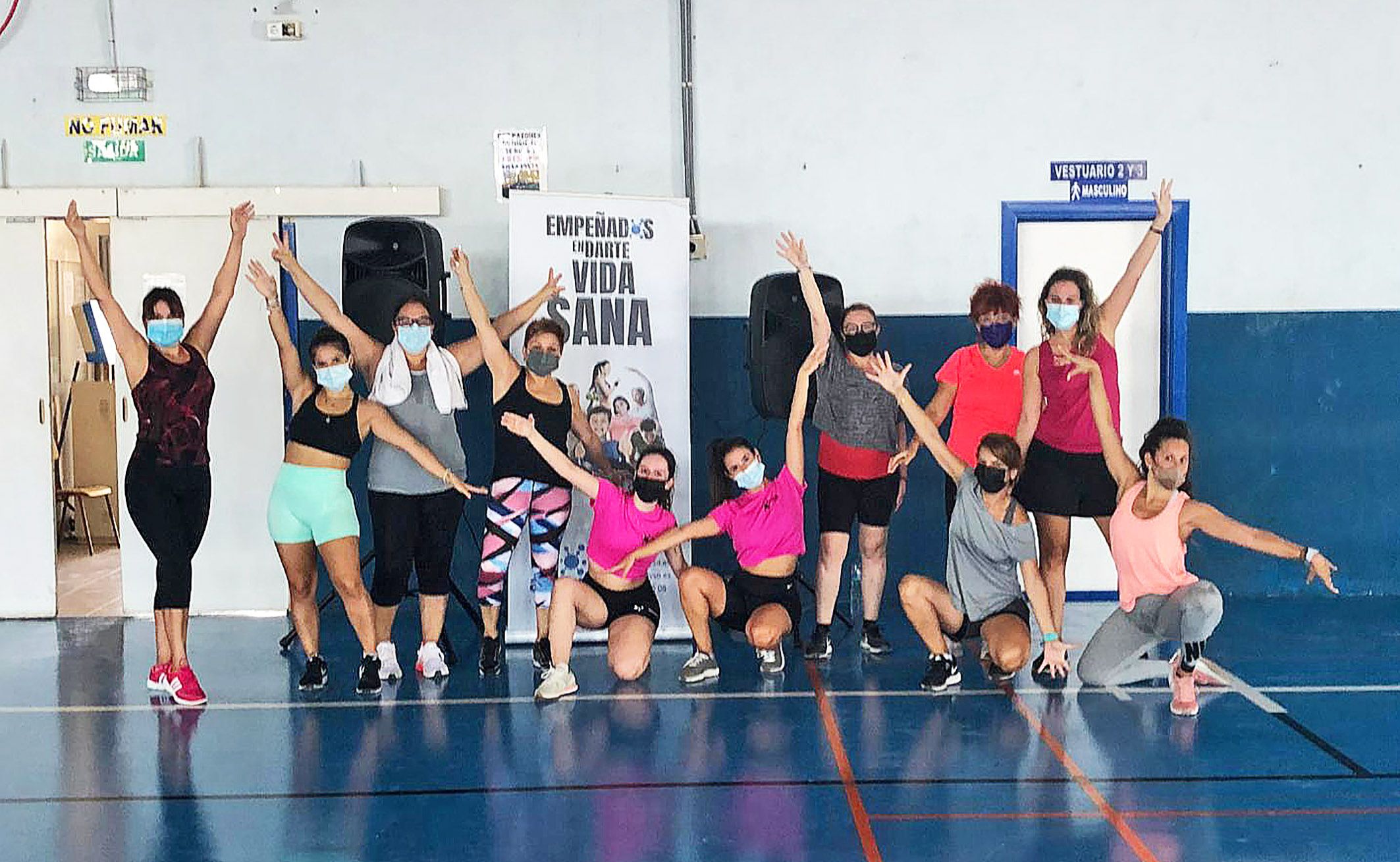 Divertida y saludable sesión de zumba en los “Domingos saludables” de Las Torres de Cotillas