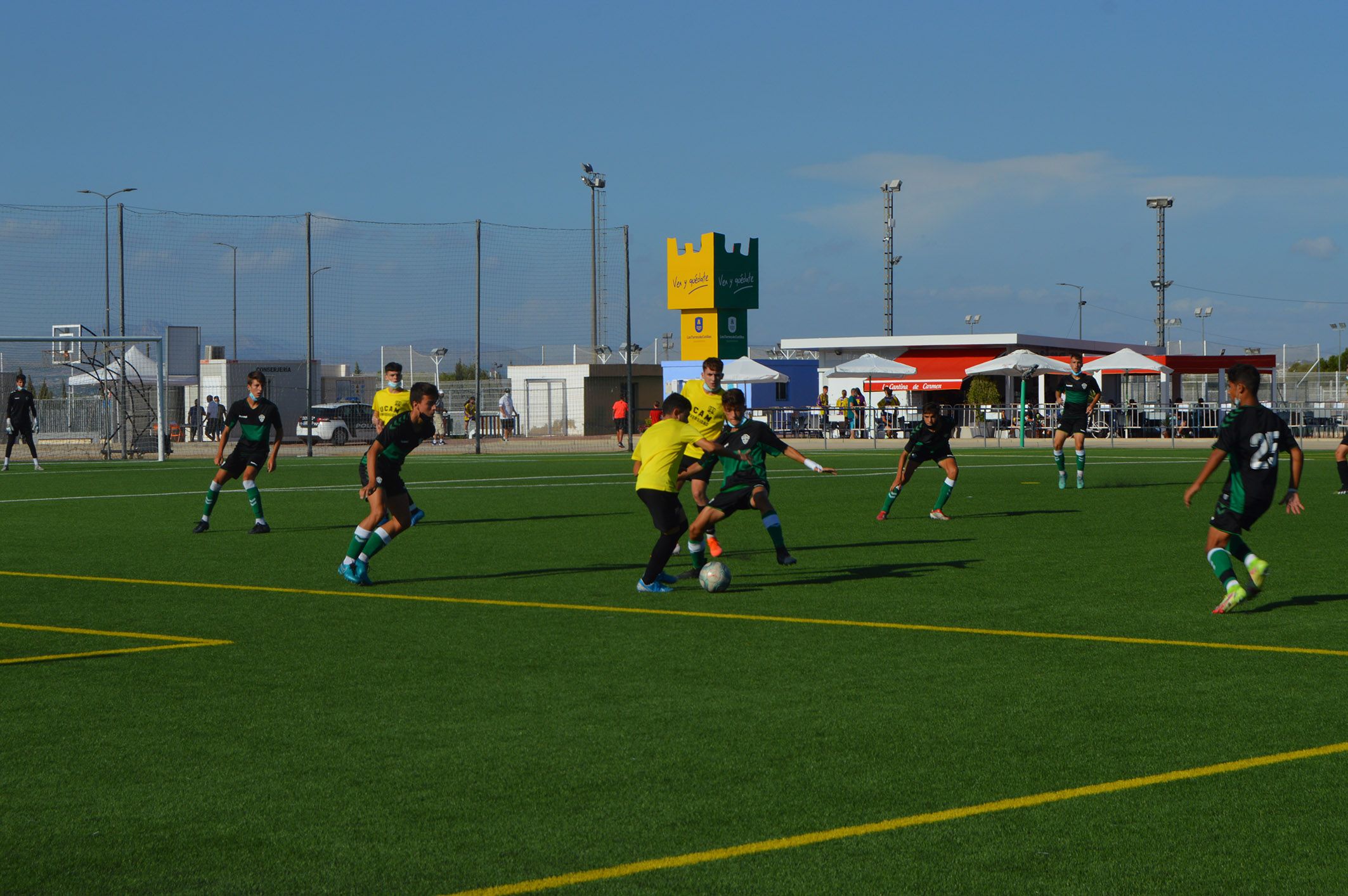 Reinaguración polideportivo municipal Las Torres de Cotillas fútbol