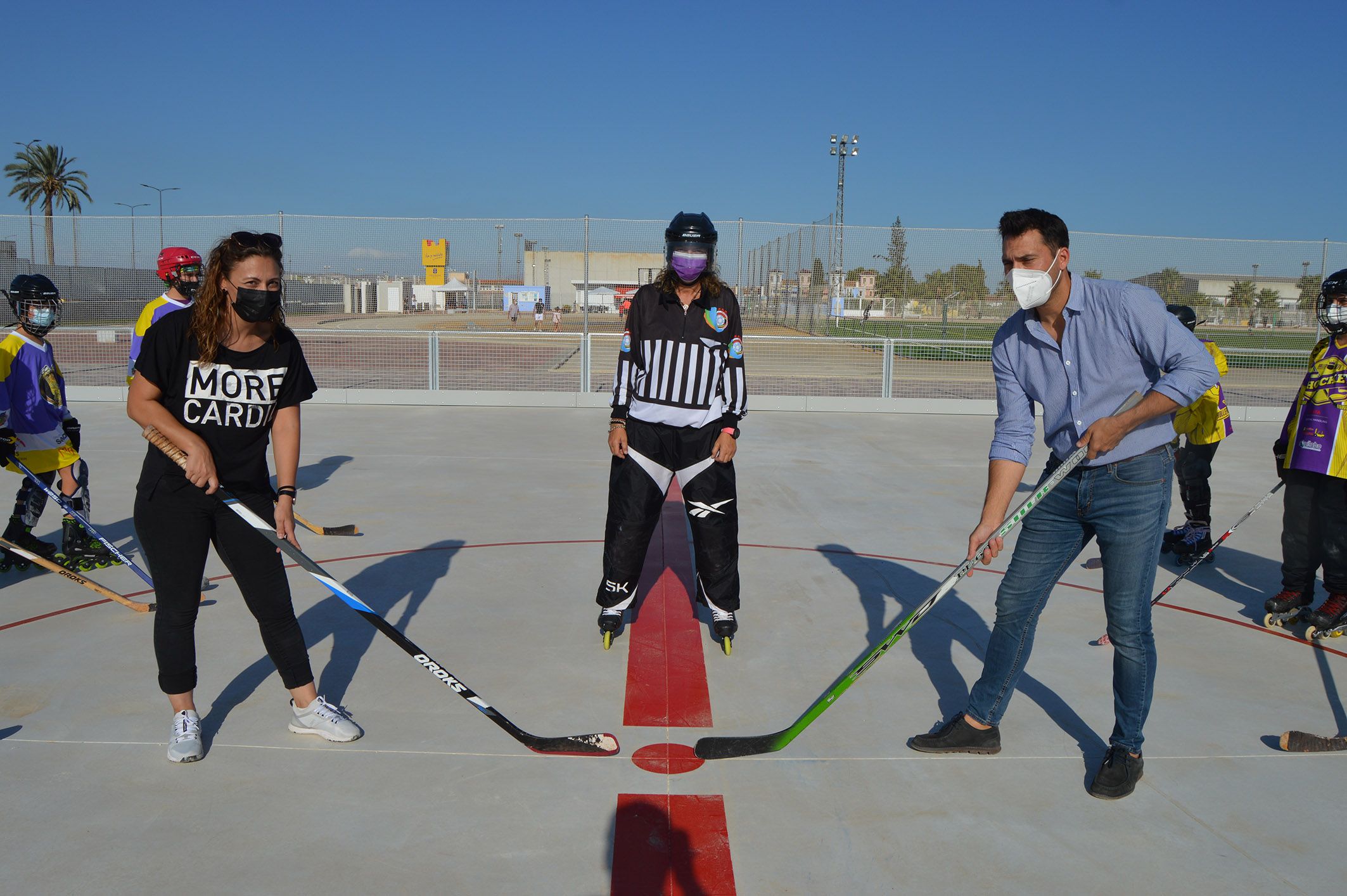Reinaguración polideportivo municipal Las Torres de Cotillas hockey
