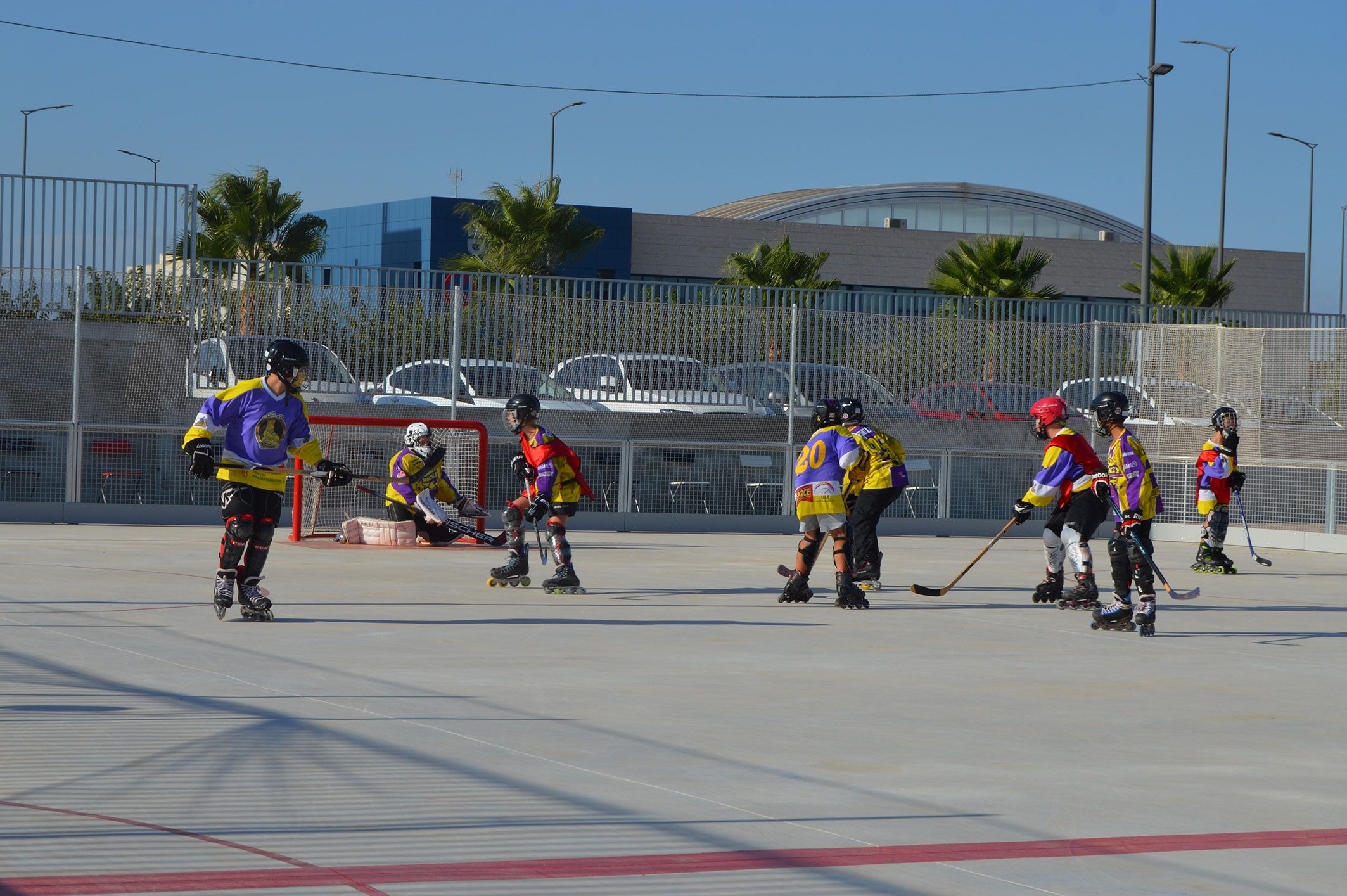 Reinaguración polideportivo municipal Las Torres de Cotillas hockey3