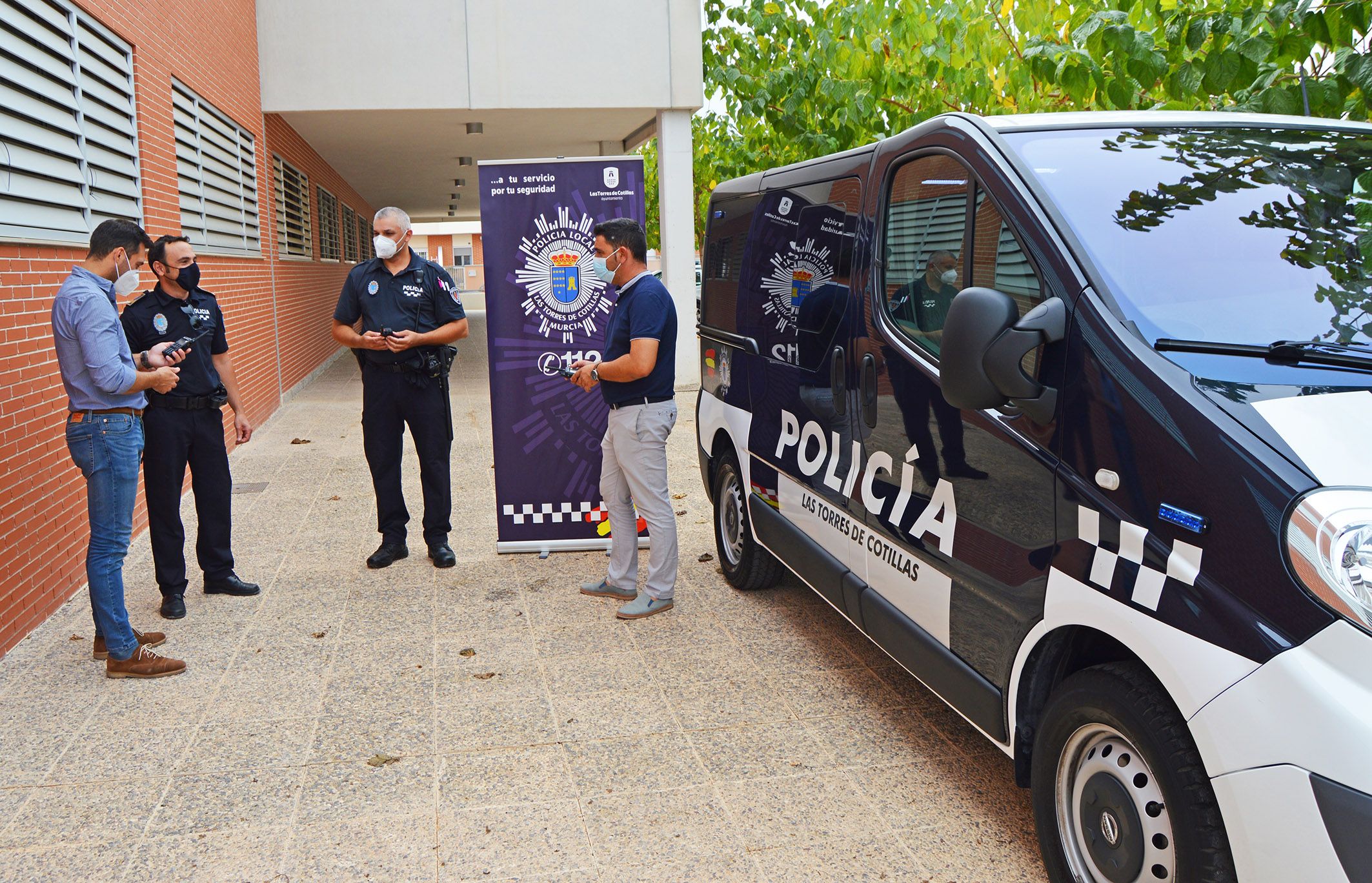 Una nueva furgoneta para el servicio de la Policía Local de Las Torres de Cotillas