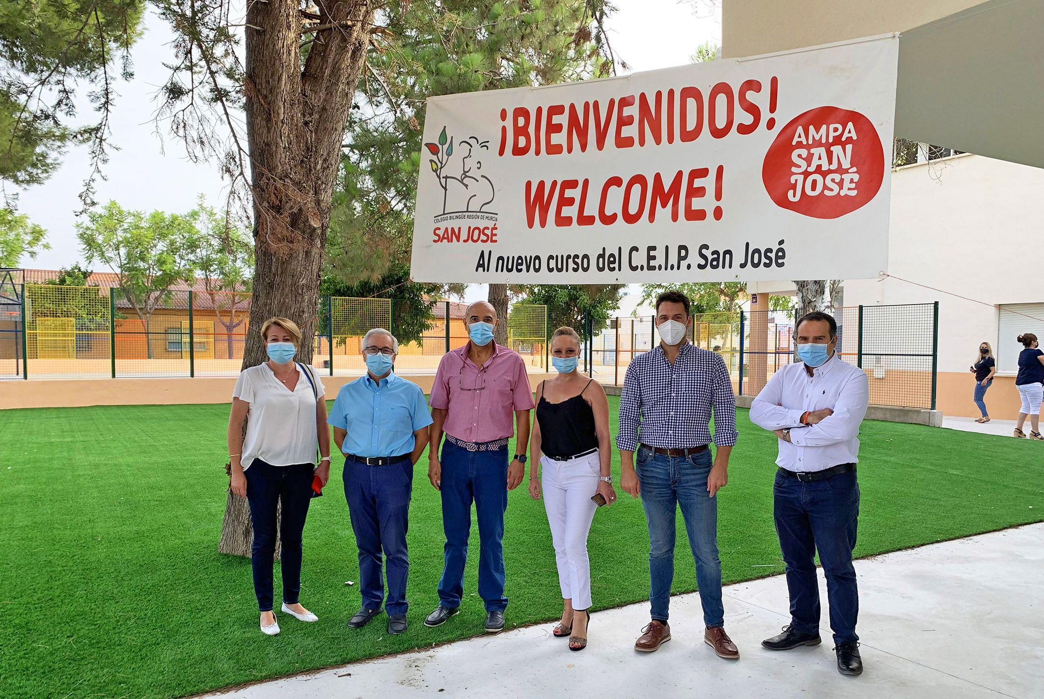 Unos 2.500 escolares inician el curso en Las Torres de Cotillas que llega con la novedad de la ampliación del colegio “San José”