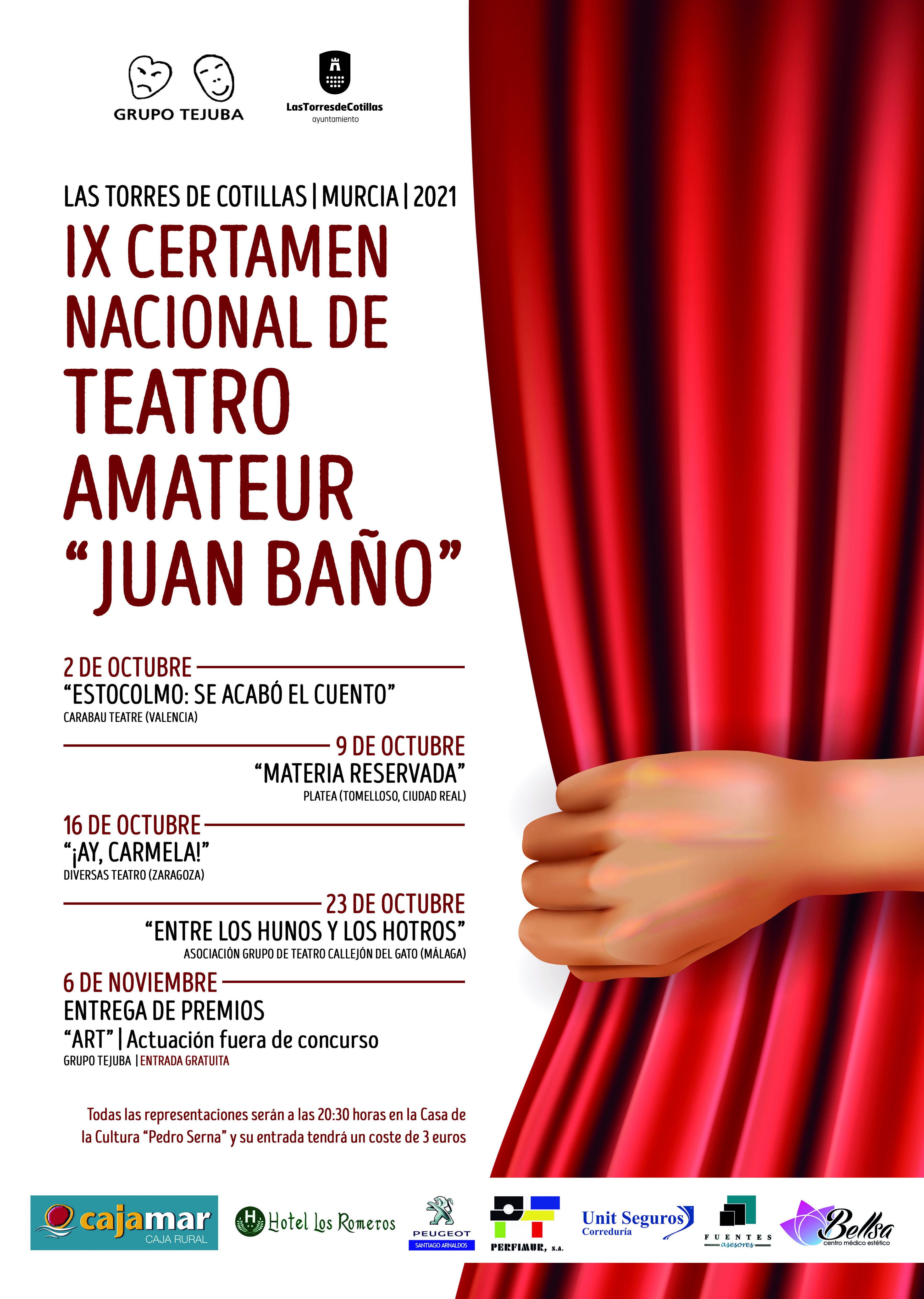 Cartel VIII CERTAMEN JUAN BAÑO LTC 2021