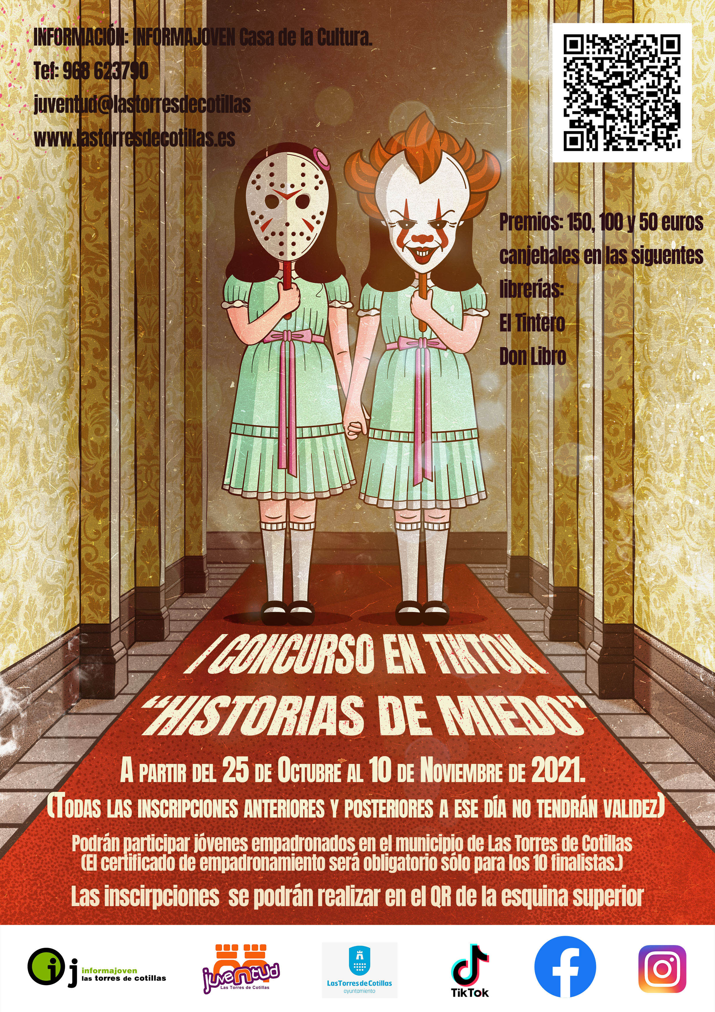 Cartel concurso Historias de miedo