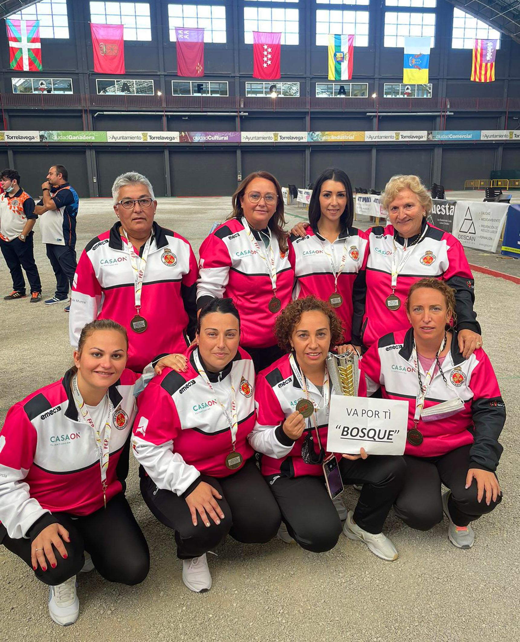 Las féminas del “Petanca La Salceda” campeonas de España2