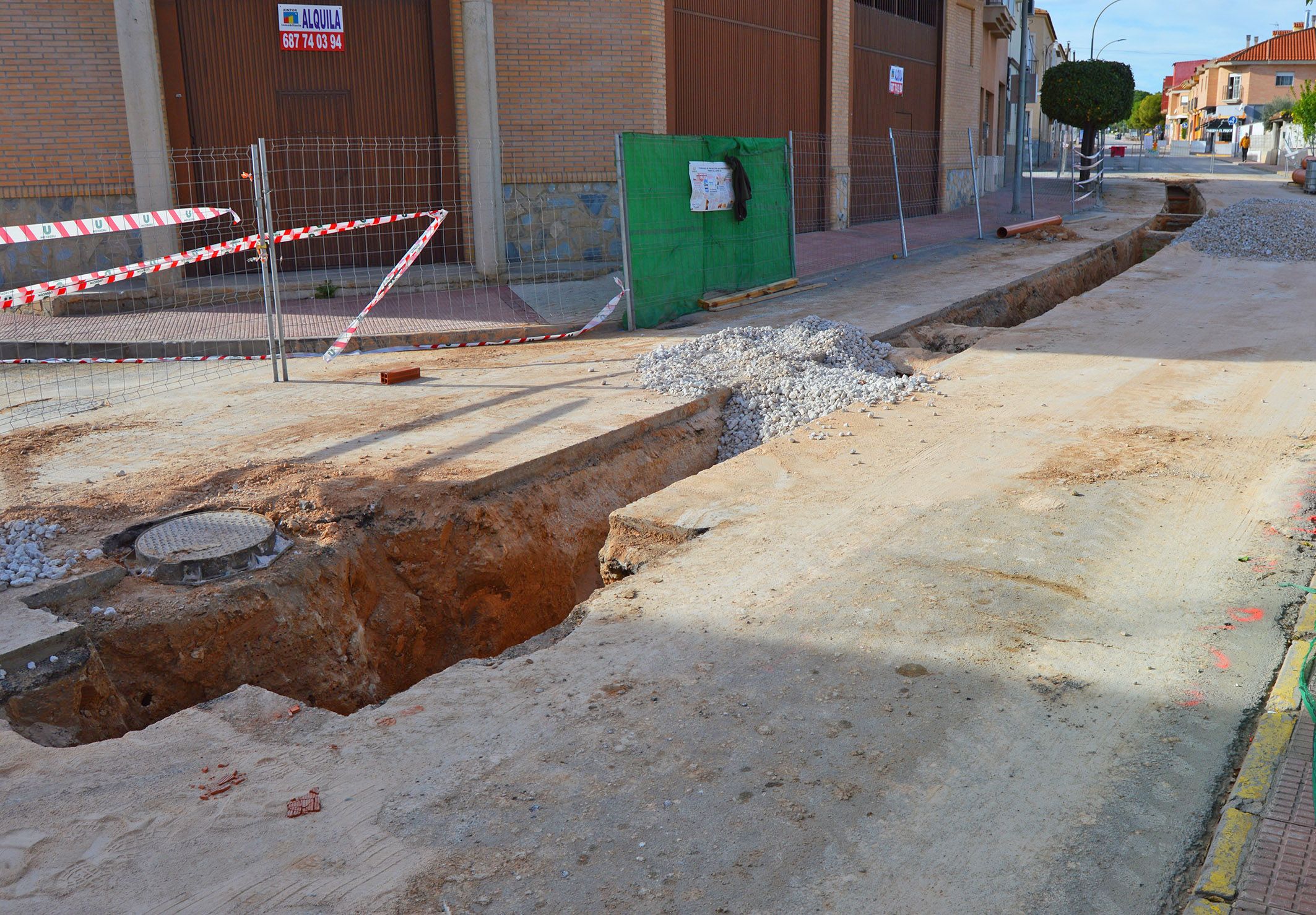 Comienzan las obras para ampliar las prestaciones del colector de saneamiento de la avenida Reyes Católicos2