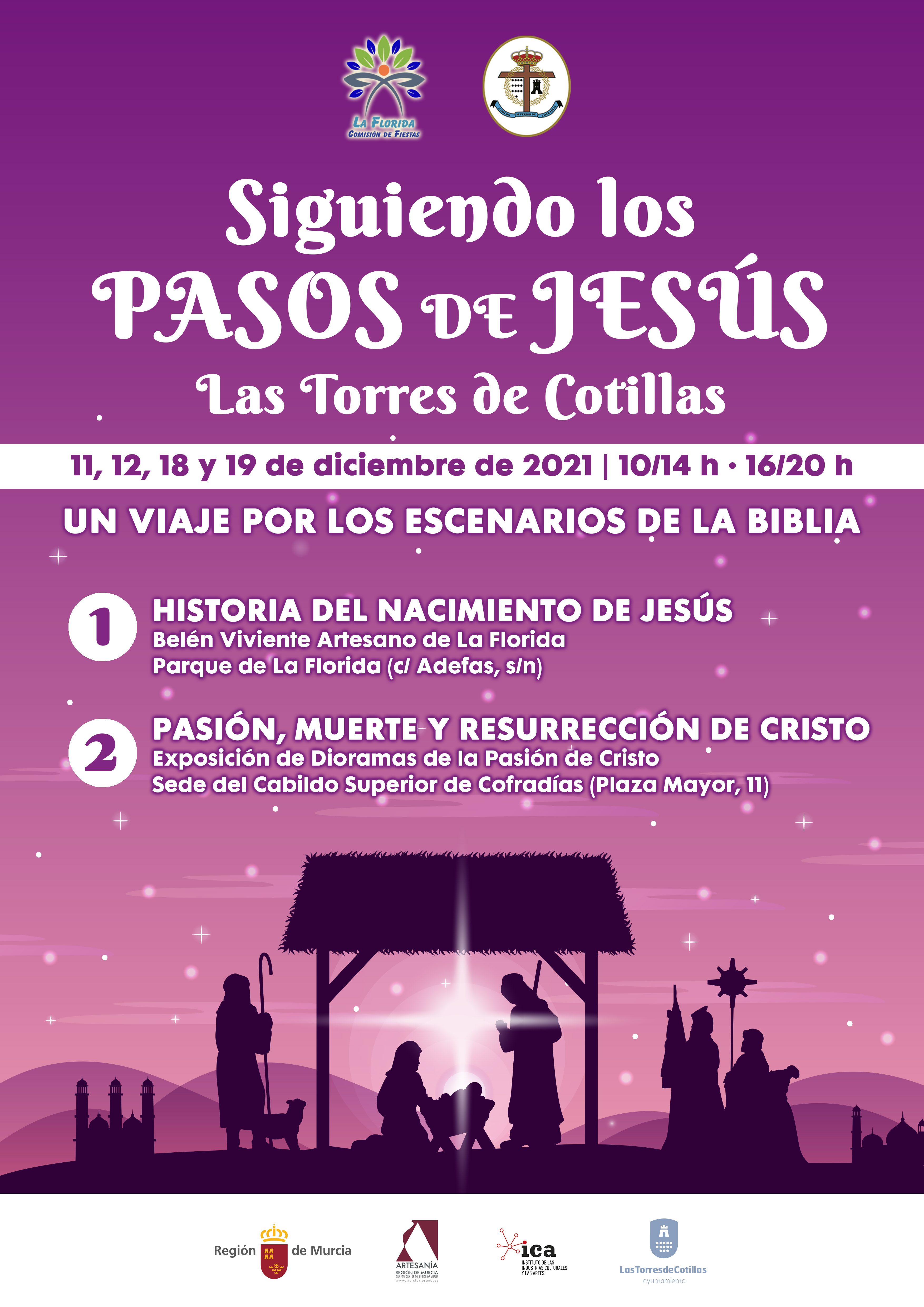 CARTEL Siguiendo los pasos de Jesús LTC 2021