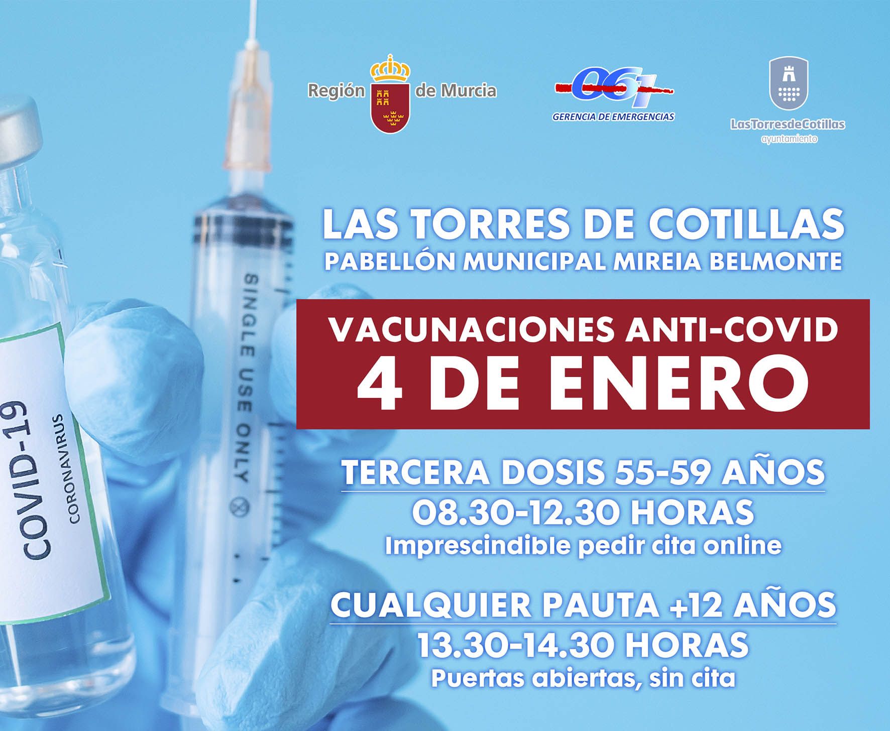Cartel VACUNACION 4enero