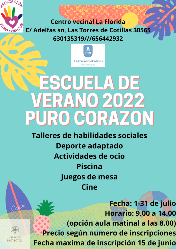 ESCUELA DE VERANO 2022 PURO CORAZON