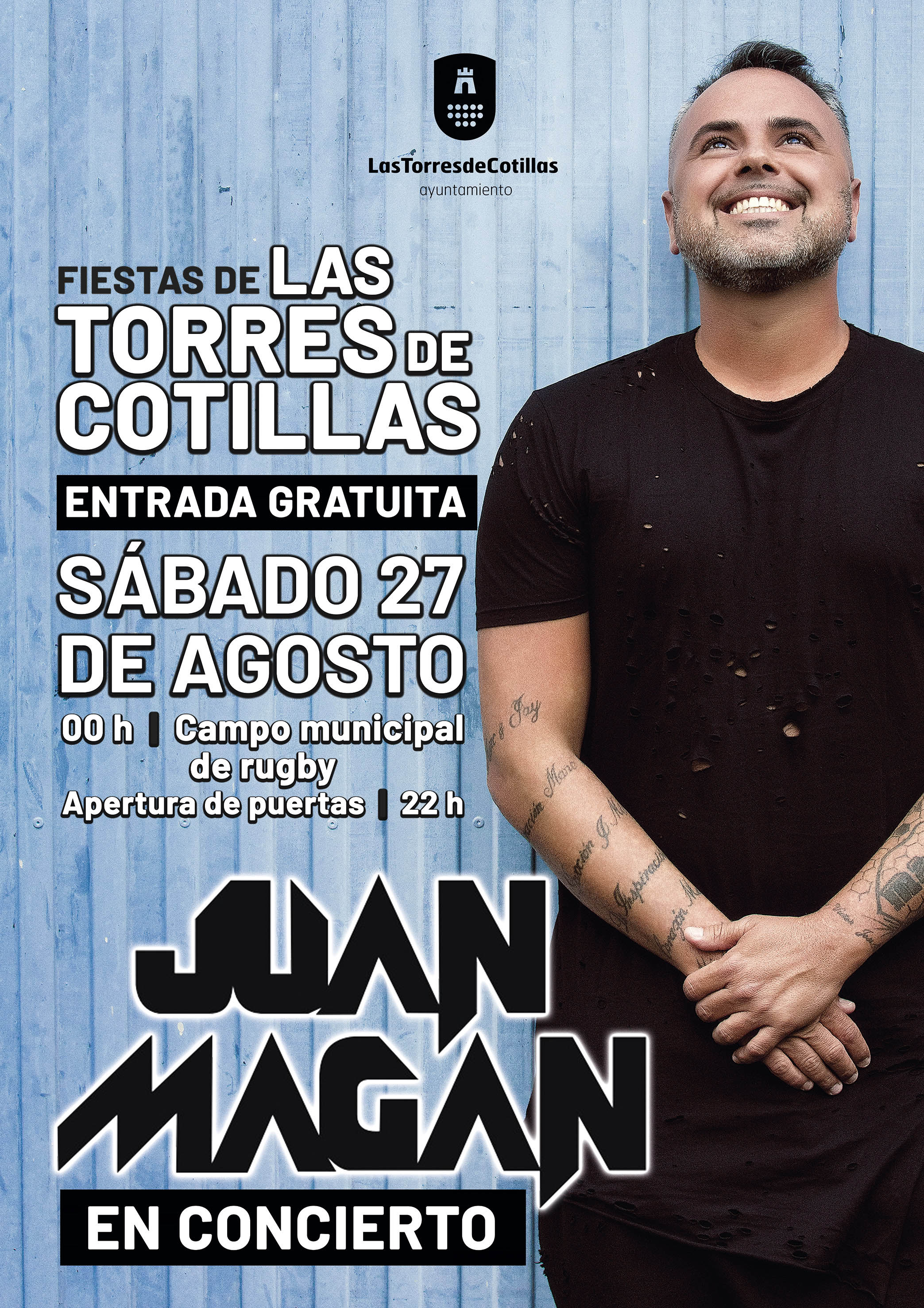 CARTEL JUAN MAGAN Fiestas Las Torres de Cotillas 2022