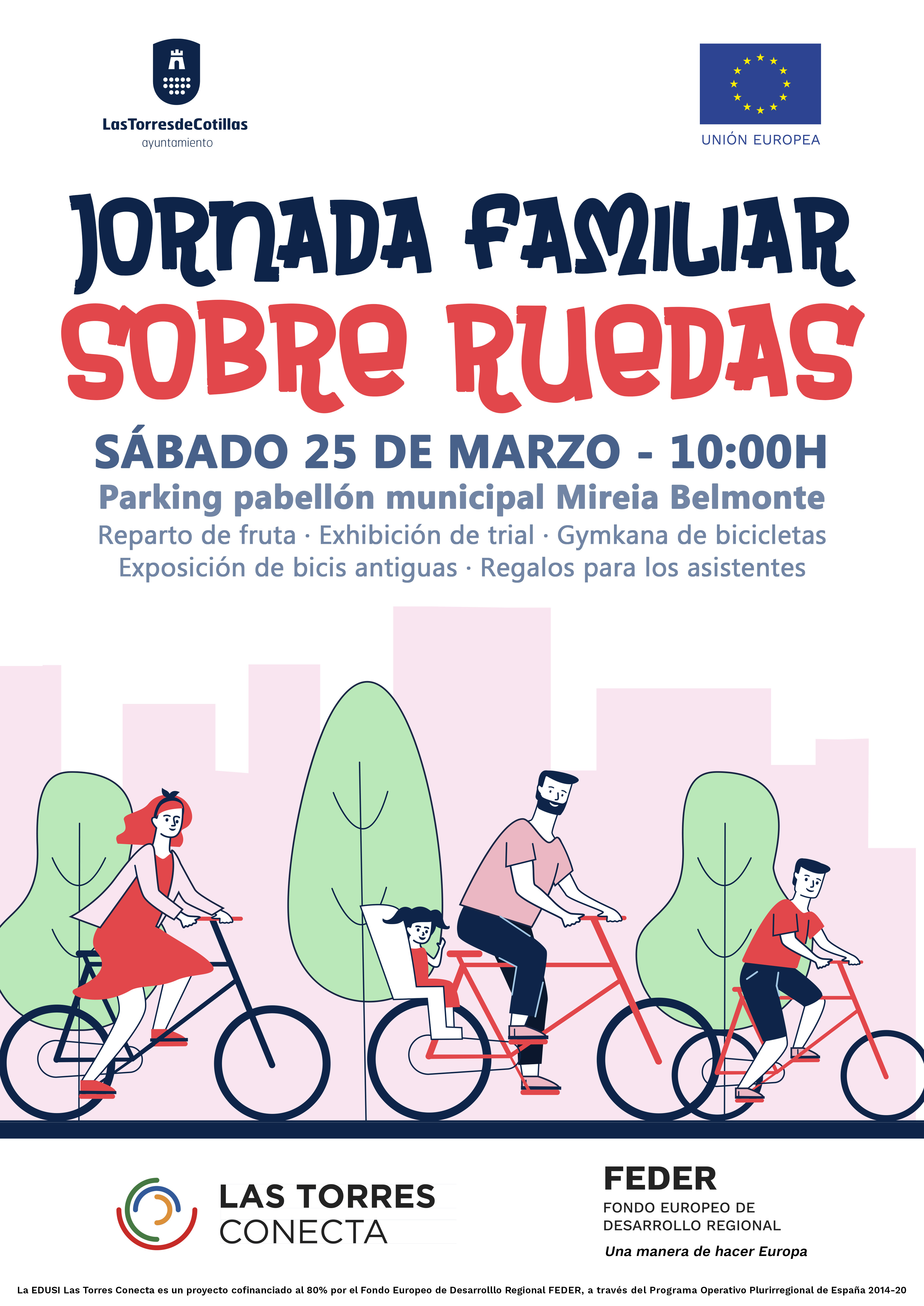 Cartel JORNADA FAMILIAR CARRIL BICI LTC