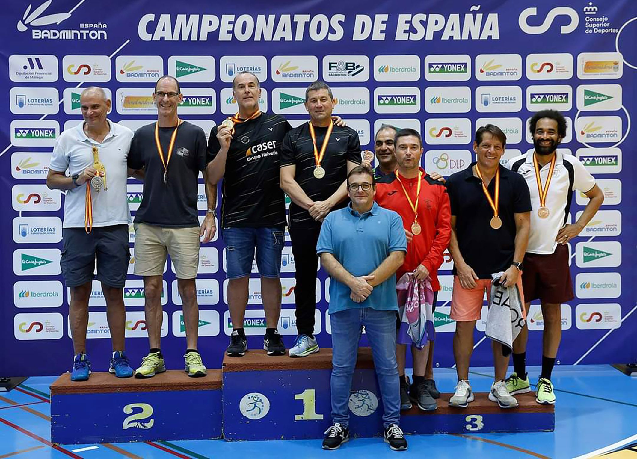 Tres títulos para el Bádminton Las Torres en el campeonato de España senior 7