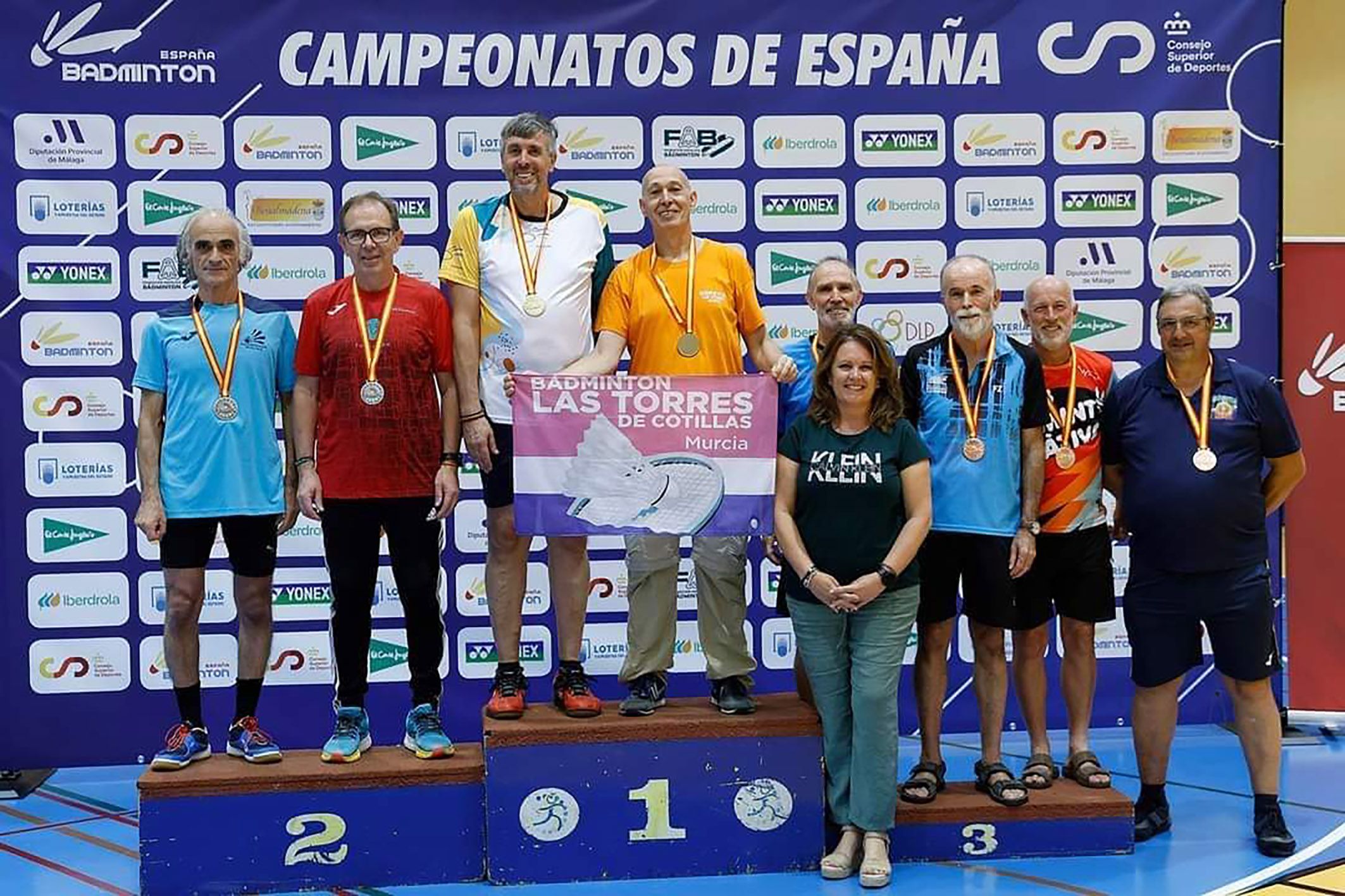 Tres títulos para el Bádminton Las Torres en el campeonato de España senior