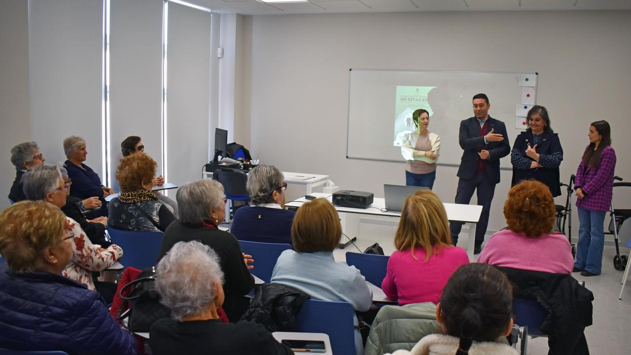 Concluye el programa municipal para combatir la situación de soledad no deseada de personas mayores