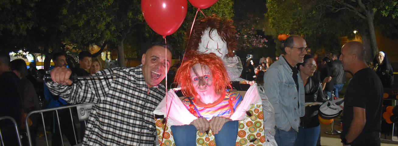 El terror se adueña del parque de Los Pulpites con la gran fiesta de Halloween