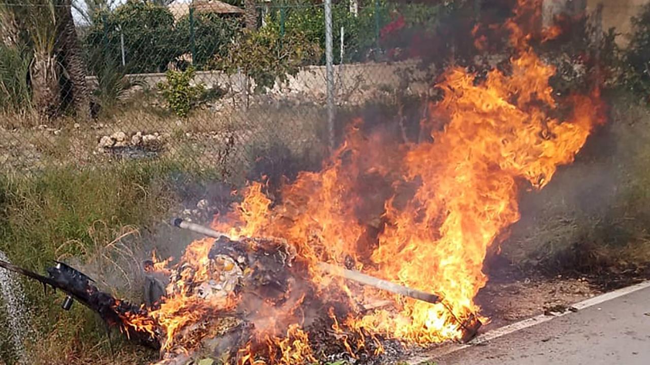 Llamamiento a la población para evitar incendios en los contenedores de residuos