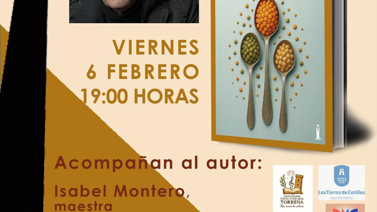 El escritor López Mengual presentará en el municipio sus “Tres cucharadas de lentejas”
