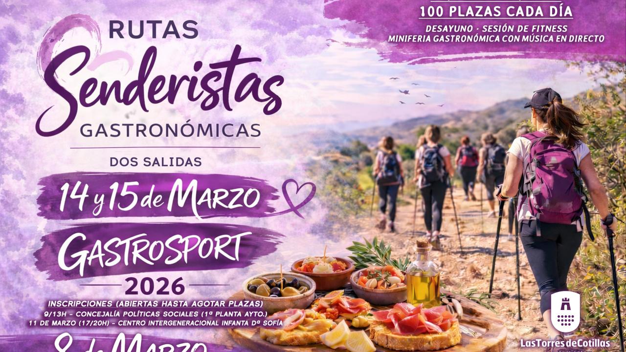 Vuelven las Rutas Gastrosport para celebrar el día internacional de la mujer