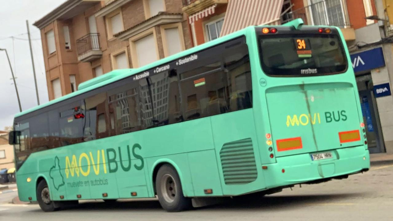Las Torres de Cotillas reclama mejoras en la línea 34 de bus que une el municipio con Murcia