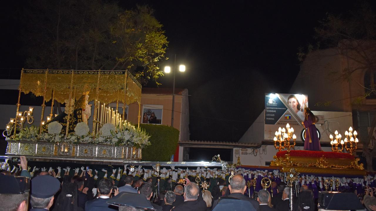 El Martes Santo vuelve a latir con el encuentro del Cautivo y la Macarena