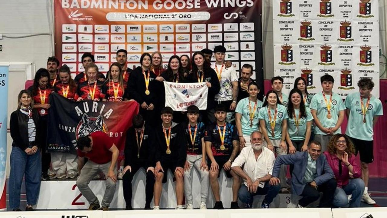 El Bádminton Las Torres asciende a 1ª División de Liga Nacional como campeón