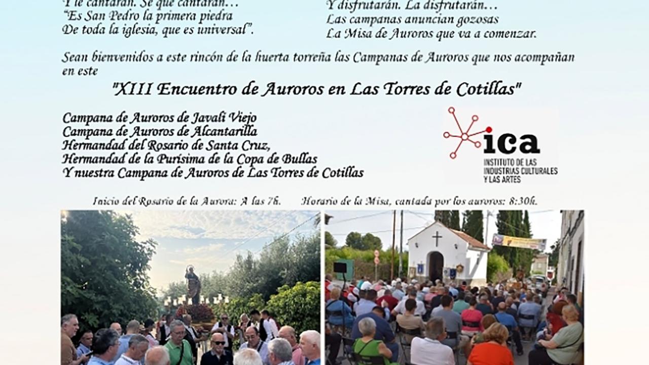 El XIII Encuentro de Auroros volverá a poner voz a la tradición huertana