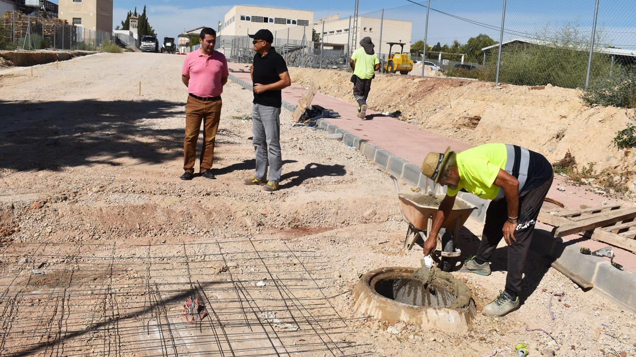 Las obras para dar continuidad a la calle Barcelona, a buen ritmo
