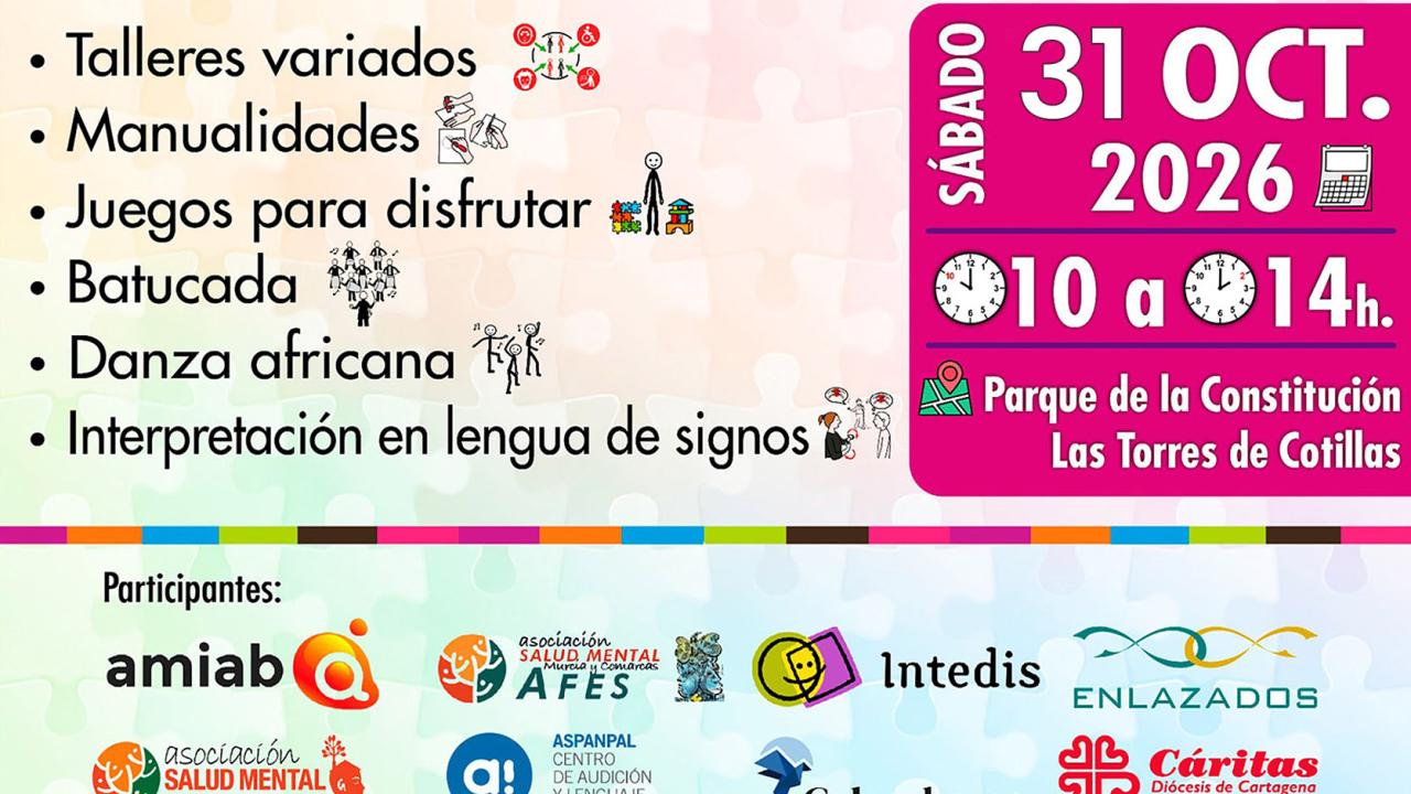 La “II Participarty”, la gran fiesta de la participación social, se celebrará el 31 de octubre tras ser pospuesta por la lluvia