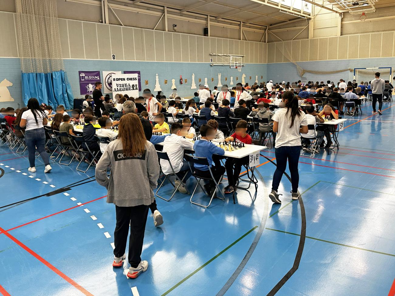 165 escolares participan en el II Open Chess del colegio Vista Alegre