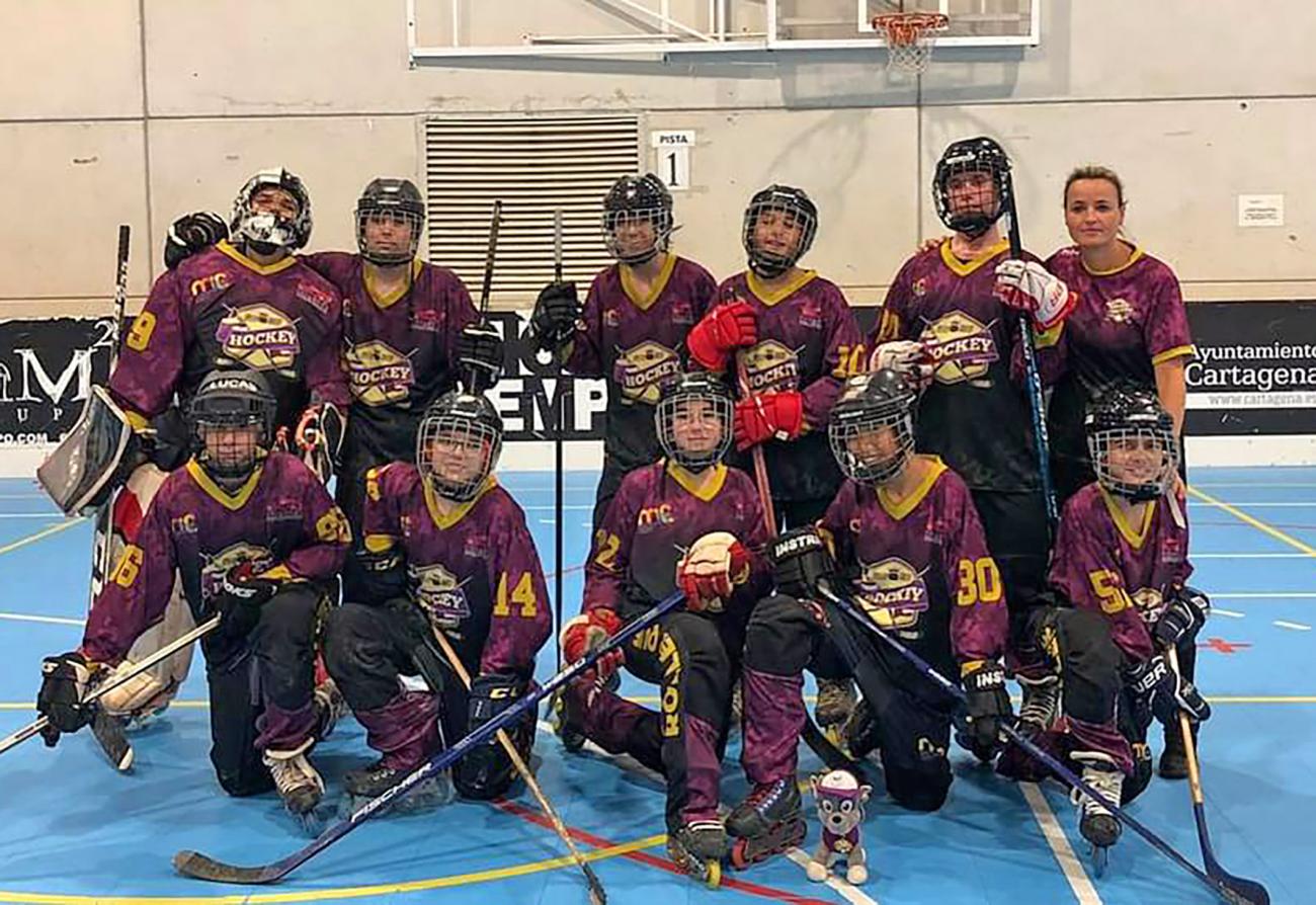 El Roller Queen torreño, subcampeón de la liga autonómica infantil de hockey línea 