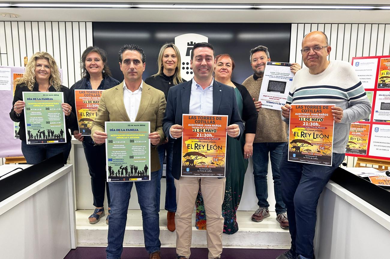 Las Torres de Cotillas celebrará el día de la familia con una jornada plena de actividades gratuitas