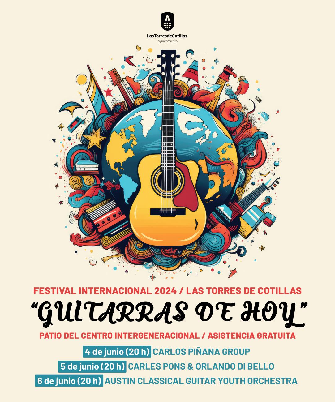El cartagenero Carlos Piñaña participará en el festival internacional “Guitarras de hoy”