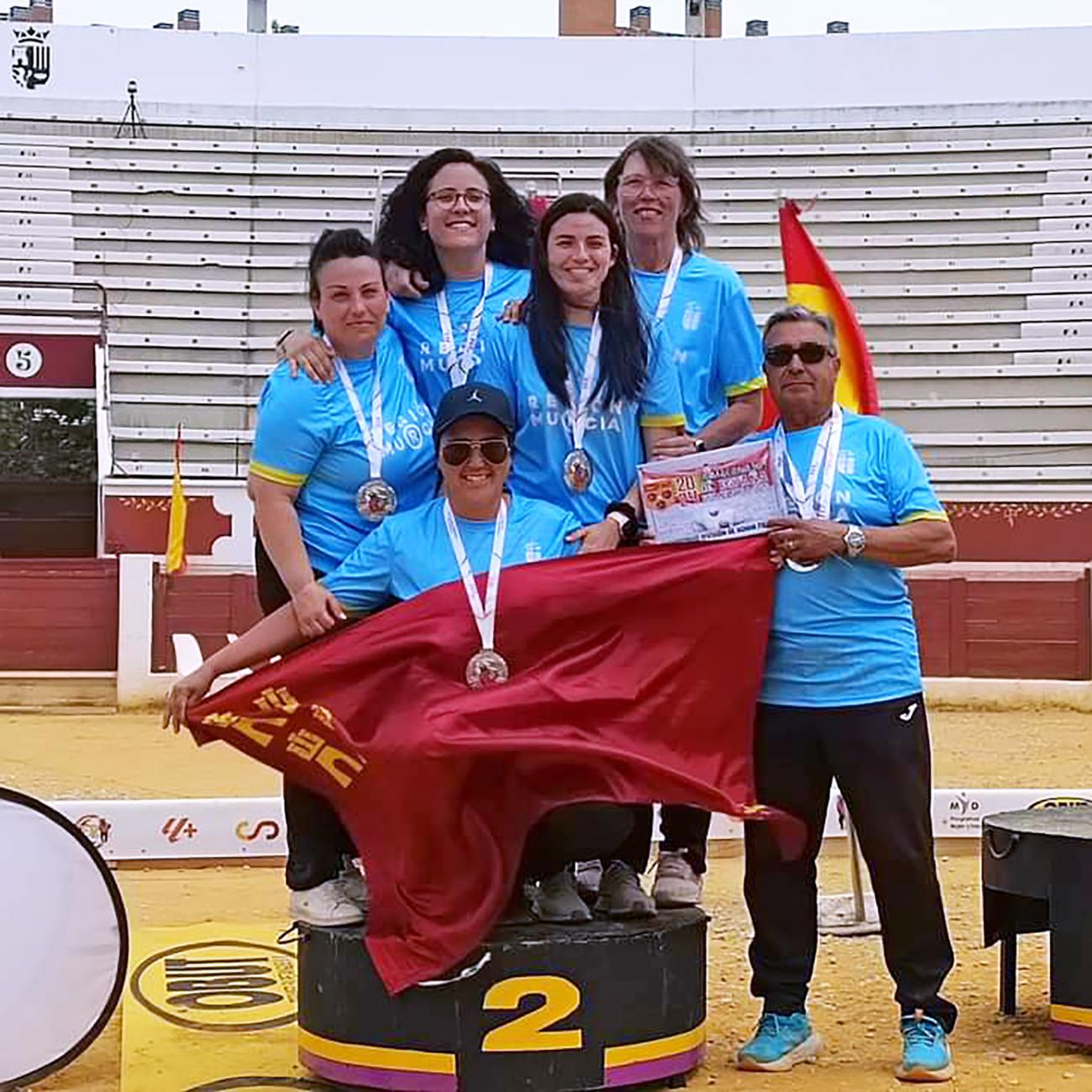 La torreña Irene Clara Bermúdez, subcampeona nacional de petanca con la selección murciana