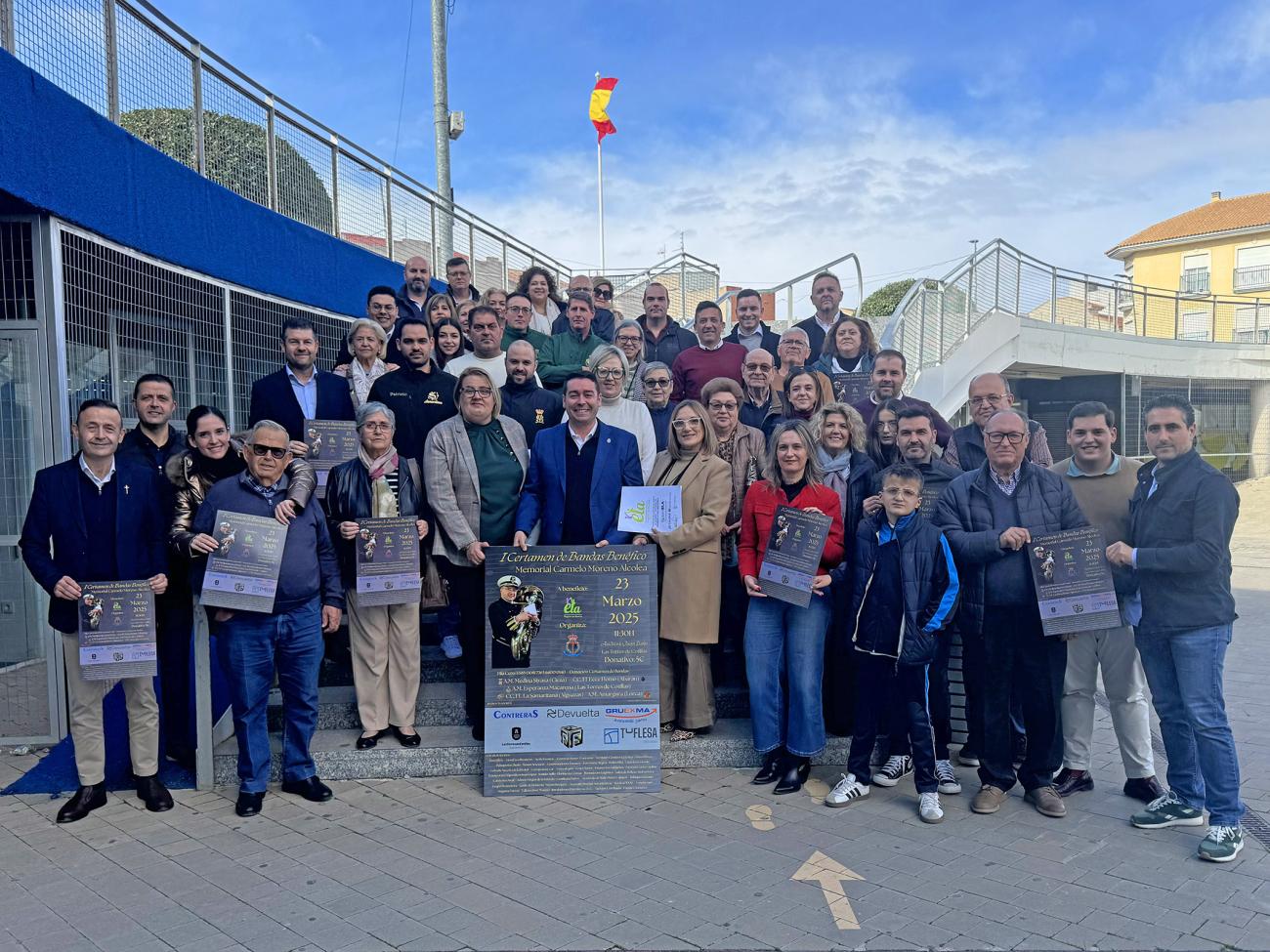 Un certamen de bandas recaudará fondos en Las Torres de Cotillas para la investigación contra la ELA