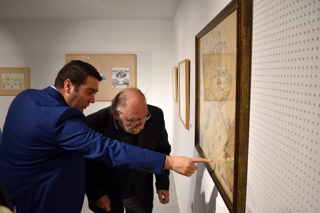 Las Torres de Cotillas ofrece una muestra de los dibujos e ilustraciones del reconocido artista murciano Hernández Carpe