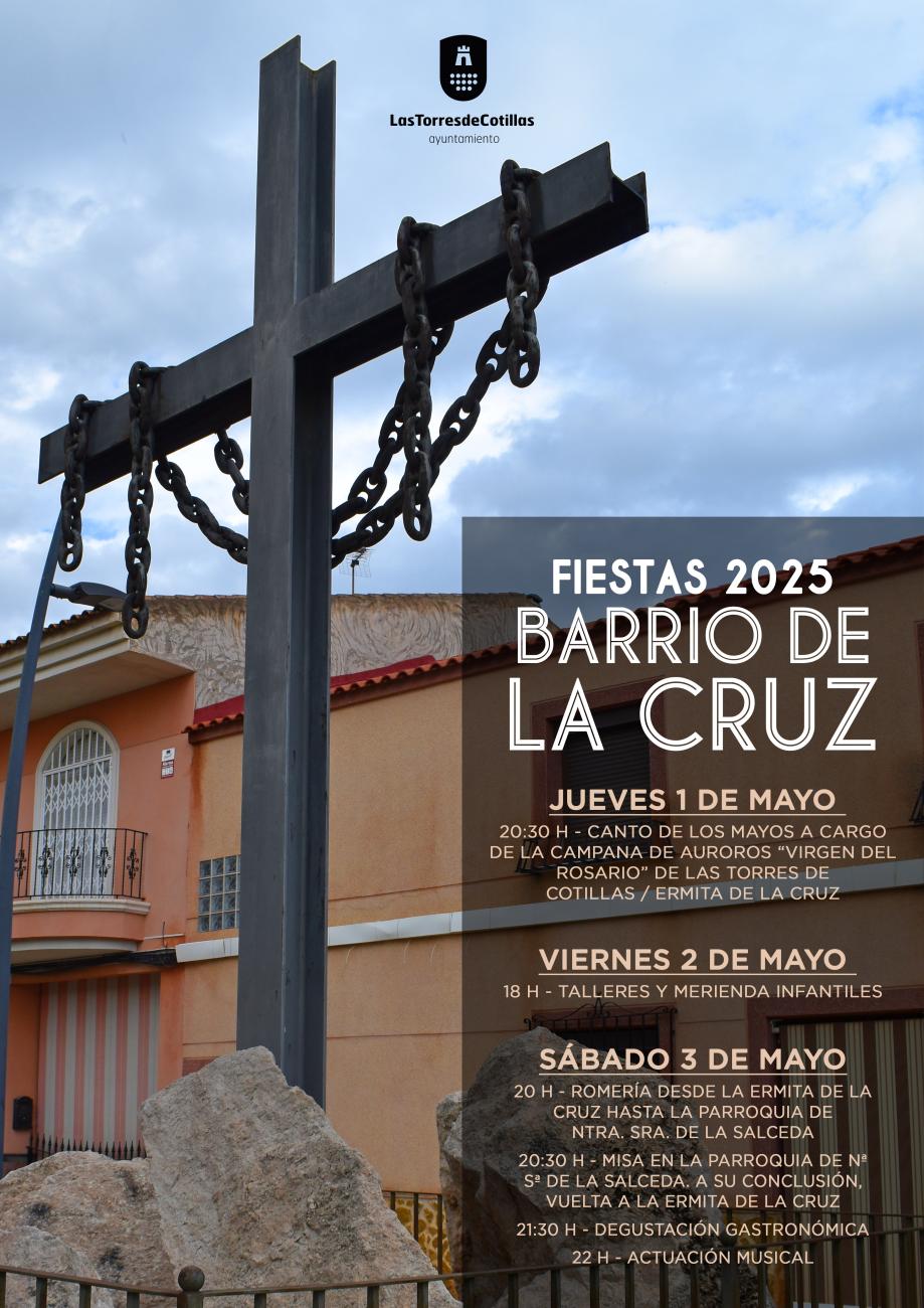 El barrio de La Cruz, preparado para sus fiestas patronales