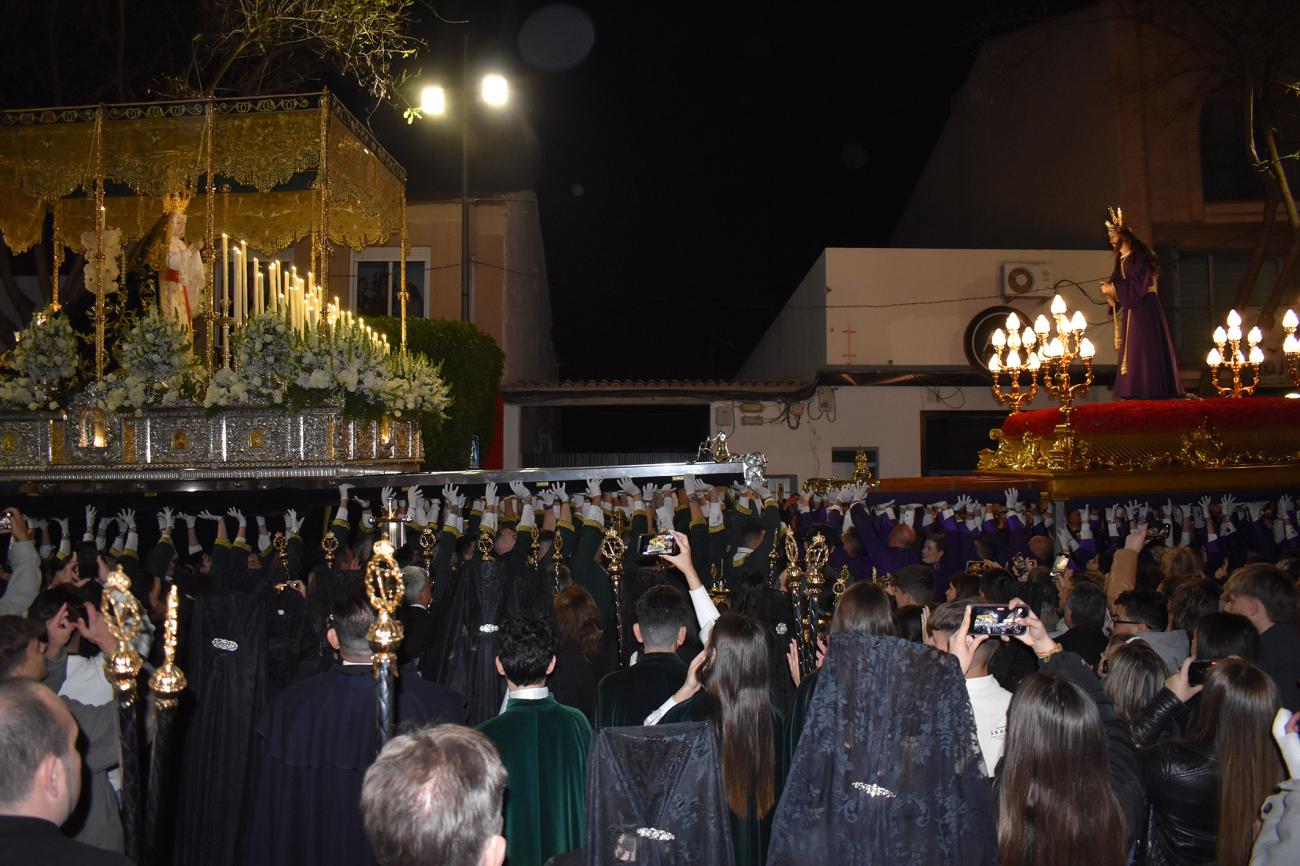 El Jesús Cautivo y la Esperanza Macarena vuelven a encontrarse en el Martes Santo