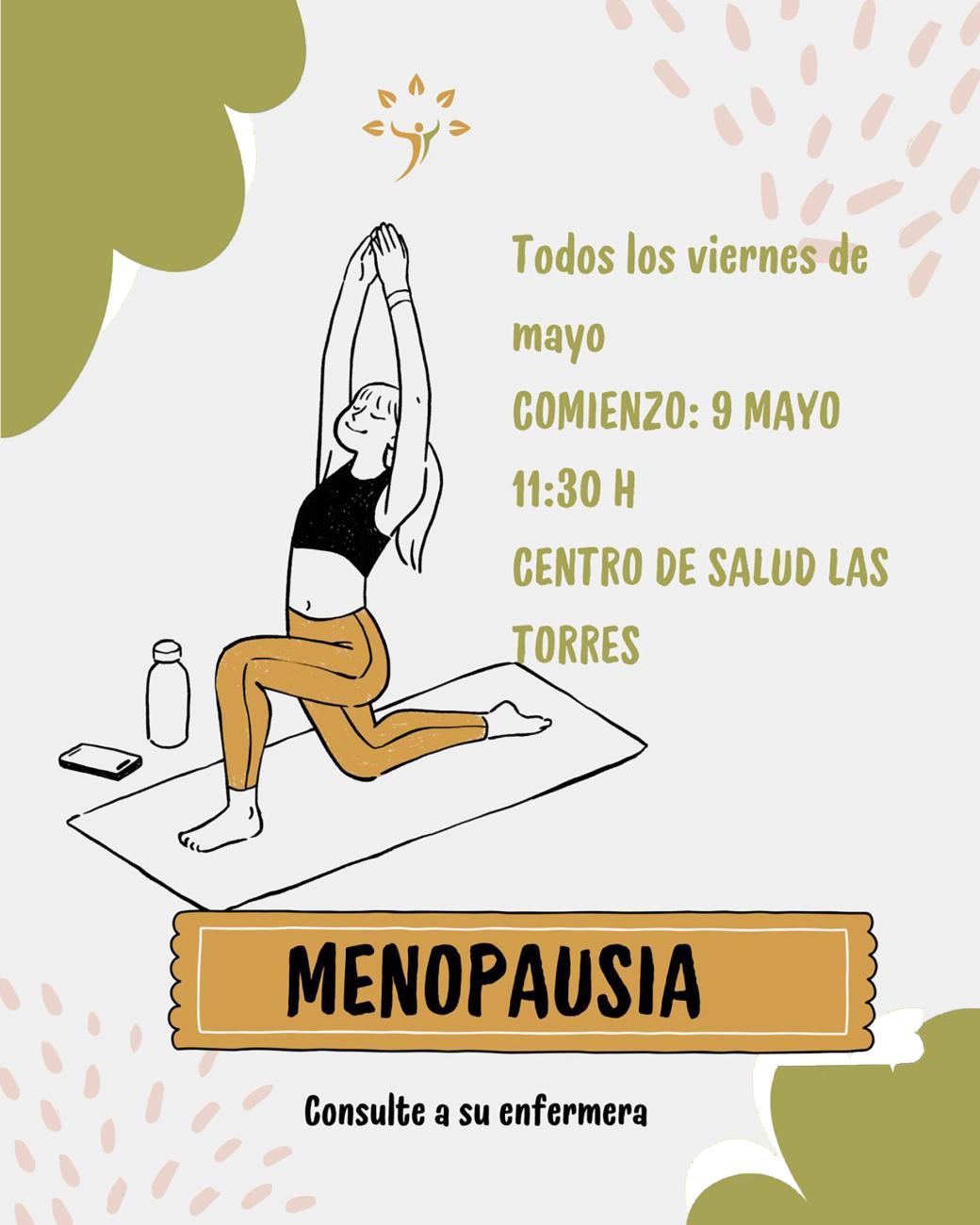 El centro de salud impartirá en mayo talleres gratuitos sobre menopausia y suelo pélvico