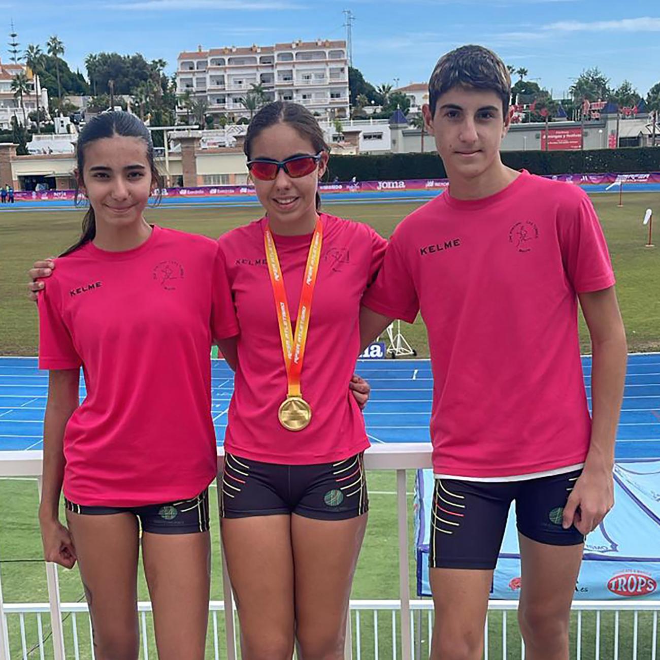 La torreña Irene Mompeán, campeona de España sub-14 de lanzamiento de peso