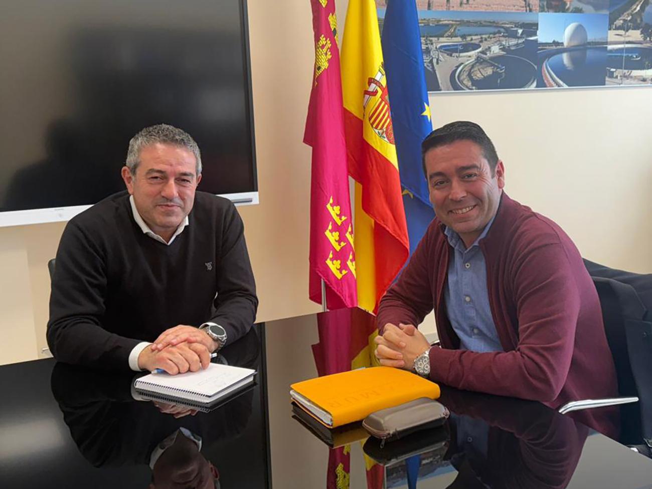 El alcalde Pedro José Noguera se reúne con el director gerente de Esamur