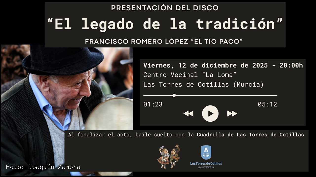 El disco “El legado de la tradición” recuperará la música de Francisco Romero López, “El Tío Paco”