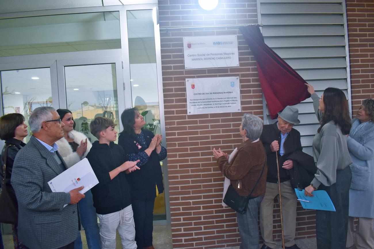 El Centro Social de Personas Mayores cambia su nombre en homenaje a la añorada Marisol Moreno Caballero 