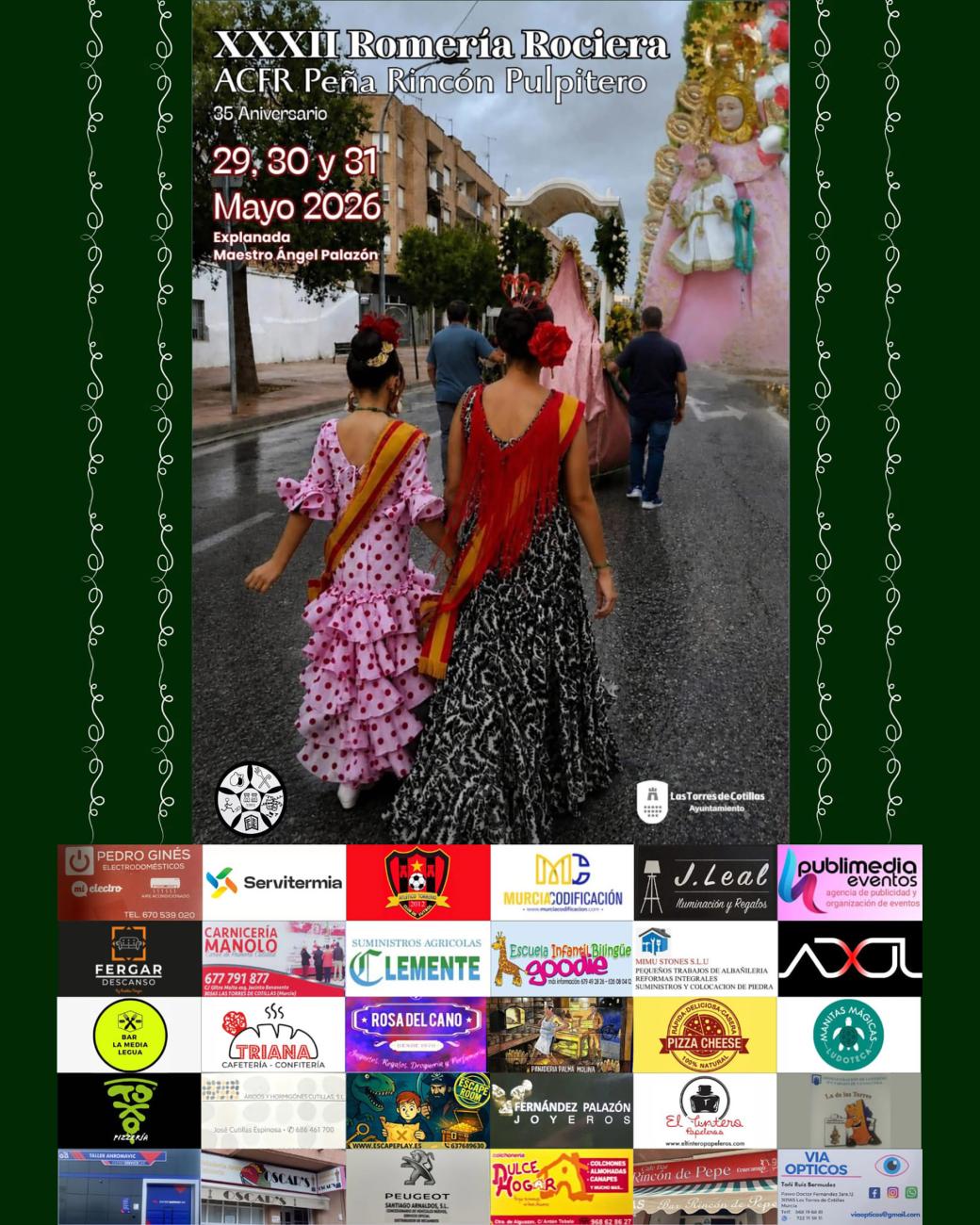 El Rincón Pulpitero celebrará su XXXII Romería Rociera con un completo fin de semana festivo