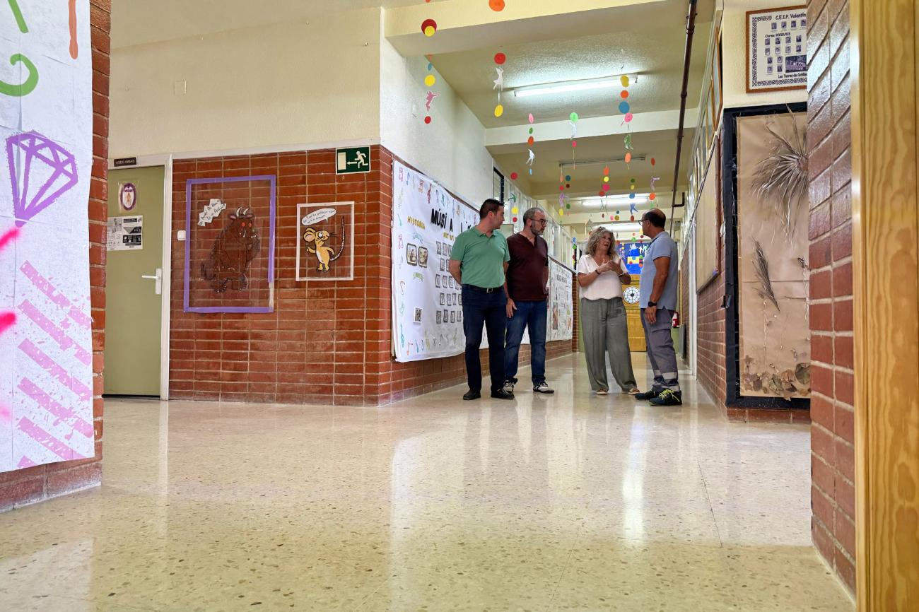 El Ayuntamiento torreño pone a punto los colegios públicos para el inicio del nuevo curso