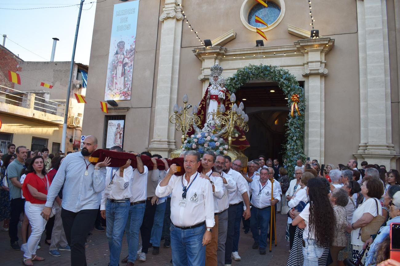 Las Torres de Cotillas despide con emoción a la Virgen de la Fuensanta tras dos días históricos